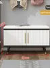 Clothing & Wardrobe Storage White Light Luxury Shoe Cabinets Minimalist Metal Rack Sitting Changing Stool Shoes Organizer Space Saving Furni