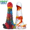 Dildos Juguetes anales Nuevo Sombrero de Navidad Masturbador de silicona Adulto Patio trasero Ventosa Grueso Falso Pene Productos divertidos 0225