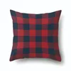 Cushion/Decorative Pillow Square Nordic Plaid Cushion Cover Geometric Pillowcase Car Waist Indoor Throw Pillows Home Decor 45cm CaseCushion/