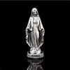 Charms Blue Virgin Mary Cynhoy Statua Ręcznie robione katolickie Jezus świąteczne domowe dekoracje darowizny