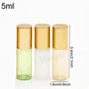 3ml 5ml Verre Roll On Bouteille Bouteille De Parfums Rechargeables Suspendus Bouteilles De Parfum D'huile Essentielle Voyage Portable Conteneurs Cosmétiques BH6872 TYJ