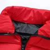 DIY Ceketler Katlar Sonbahar Kış Ultra Hafif Kolsuz Taşınabilir Taşınabilir Erkek ve Kadınlar İçin 220722