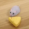 Wireless Electronic Remote Control Plush RC Mouse Toy Flocking Emulation Rat for Cat DogJoke Scary Trick Toys 220629