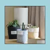 Pots Fournitures Patio Pelouse Jardin Drop Delivery 2021 Feutre Plante Succente Tissu Non Tissé Cactus Cultiver Jardinières Pot Ou Panier De Rangement À La Maison 6U