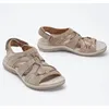Chaussures pour femmes Sandales Fashion Casual Ladies confortable rond Open Toe plage plate Summer Femme Sandels Shoe 220608