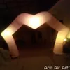 Arche gonflable personnalisée en forme de lèvre avec lumière LED pour la Saint-Valentin/publicité/décoration de fête faite par Ace Air Art