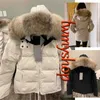 Winter Womens Jacksts Down Coat Fashion Hoold com lobo de verdade full jackte casacats combinação parkas se aquecem nos invernos parka doudoune