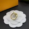 Classic Wedding Ring Designer Jewelry Luxury Love Rings For Women Lady Gold Letter T Ring Charm Engagement Gifts Simple Box Good221h