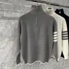 Kadın Sweaters Kadın Fermuarı Sweater Burtleneck Külot Kış Tolçu Kırış Knited Bluz Kore Tasarım Kadın Harkwomen's