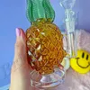 Thickness Pineapple Glass Tube Hookahs Thick Beaker Bongs Straight Clear Pink Green Yellow Water Pipes 14mm Joint Vapor Heady Glass Dab Rigs