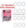 Brillant Diamant Cheveux Décoration Agrafeuse Machine Bijou Jouet Outils Kit Gemmes pour Filles Performance Décoration Spectacle Décoration 220725