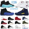 Basketballschuhe 12 12s Winterized Flu Game Reverse OVO Black Gym Red University Blue Männer Frauen Sport Turnschuhe Michigan