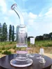 11-дюймовая розовая стеклянная водопроводная труба Бонг Кальянные трубки Бонги Барботер для курения табака Дымовые трубы Бонги Бутылки Dab Rig 18-миллиметровая чаша Склад США