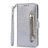 Fashion Glitter Leather Wallet Card Slots Flip Cases For Samsung A10 S A20 E/S A30 A40 A50 A70 A21S A31 A51 A71 5G Case Cover