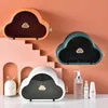 XiaoGui Cloud Nopunched Wall Hanging Double Tissue Rack Storage Box Toilet Accessories Portarrollos Papel 220611