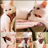 Dog Apparel Supplies Pet Home Garden Manufacturers Spot Small And Portable Breathable Cat Chest Strap Traction Rope Two-Piece Set Wholesal