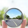 Epacket 2 Pcs Car Round Frame Convex Blind Spot Mirror Wide-angle 360 Degree Adjustable Clear Rearview Auxiliary Mirror Driving Sa312z
