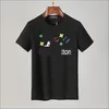 2022 Mens Designers T Shirt Man Tshirt مع رسائل طباعة الأكمام القصيرة القمصان الصيفية الرجال فضفاضة المحملات الآسيوية الحجم m-xxxl#259