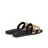 Designer Orange tofflor Sandaler Lyxiga Tofflor kvinnor Slides Flat Flip Flops Krokodilskinn Slide Dam Beach Sandal Sommar äkta läder Slipper Skolåda