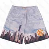 Eric Emanuel EE Basic Mens Shorts Diseñadores para mujeres Ciudad de York Skyline Fitness Pantalones Cortocos