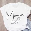 Summer Casual T Shirt Female Fashion Mom Life Letter Printed Women T-shirts Short Sleeve Ulzzang Femme