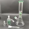 12 Inches Mushroom Hookah Glass Bong Recycler Pipes Water Bongs Smoke Pipe Set Ash Catcher