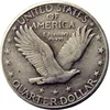 90% Silver US 1916 Standing Liberty Craft Quarter Dollar Cópia Decorative Coin Brass Ornamentos para casa Acessórios para decoração