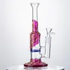 Wholesale Hookahs heady Glass BongsシャワーヘッドPercオイルリグDABリグストレートチューブ水パイプ14.5mm女性ジョイントボン