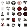 50 -stcs/lot Satan sticker duivel Demon kwaadaardige hel satanisme sticker graffiti stickers voor doe -het -zelf bagage laptop skateboard motorfiets fietsstickers