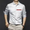 Camicie casual Designer Polos Polos a manica lunga camicia da uomo primaverile