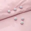 의류 옷장 저장 버섯 퀼트 홀더 Macaron Non-Slip Blanket Clip 담요 잠금 해제를위한 하나의 키를 덮고 있습니다.