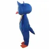Costume della mascotte del gufo blu di Halloween Personaggio a tema dei cartoni animati Carnevale Festival Vestito operato Natale Adulti Taglia Festa di compleanno Vestito da esterno