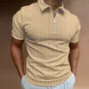 أزياء رجل الجولف الرياضة قميص بولو شريط الصيف طباعة الأكمام قصيرة القميص قميص الرجال عارضة الشارع الشارع تي شيرت بالإضافة إلى حجم L 2XL 3XL Poloshirt Designer Polos