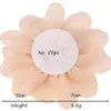 22st Satinblomma DIY Tillbehör för hårväv Blommor 7cm Chiffon Flower Hair Accessories Head Wrap No Bows No Barrette Bow Aa220323