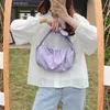 Sac nuage froissé 2022 corée du sud nouveau style boulette sac femmes sac à main portable une épaule sacs de messager mode