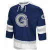 C26 Personalizar para hombre Georgetown Hoyas Hockey Jersey bordado cosido o personalizado cualquier nombre o número Jersey retro