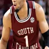 NCAA Koleji Güney Carolina Gamecocks Jersey Basketbol A.J. Lawson Jermaine Couisnard Erik Stevenson James Reese v Devin Carter Keyshawn Wildens Leveque Benson 4xl