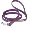 أزياء Diamante Pu الجلدية الكلب الكلب Bling Rhinestones ذوي الياقات الأليفة المشي قيادة صغيرة Pet Puppy Dog Supplies Purple Pink 06225147810