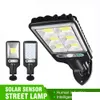 Solar Wall Lights Super Bright Outdoor Light Cob Street Lamp With Human Body Induction Waterproof Material For Garden Terrace Etc Dr Dhiqa