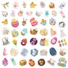 50pcs/set poster Small waterproof Skateboard stickers Easter decoration graffiti For Children notebook laptop bottle Helmet car sticker PVC Guitar DIY Decals