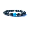 8mm brins de pierre naturelle perlés or argent couleur bracelets porte-bonheur pour femmes hommes amant à la main bracelet énergie bijoux