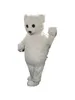 2022 Costume della bambola della mascotte Costume della mascotte dell'orso costume della mascotte dell'orso bianco mascotte dell'orso vestito operato dai cartoni animati Halloween Purim festa di compleanno