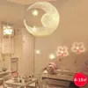 Pendant Lamps Moon&Star Lights Kid's Room Lighting Modern Child Bedroom Aluminum For Living Home DecorationPendant