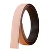 Belts Luxury Belt Strip Smooth Buckle Female Cowhide Leather Pin 2.4cm Wide No Thin For WomenBelts