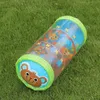 Inflatable Baby Activity Crawling Roller Toy With Rattle and Ball Early Educational Infant Toy Beginner Crawl Along Babies Games 220531