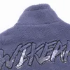 Kurtka lambowola płaszcza Mężczyźni śniegu górski nadruk zima gruba ciepła hiphopowa streetwearna wiatraka moda moda ograniczona kurtka uniwerek T220728
