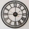 1pc numeri romani orologio orologio arte in ferro muro clock appeso per ora in metallo silenziosa decorazione per la casa decorazioni per la casa