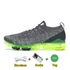 vapor max Fly 2.0 Knit 3.0 Mens Running Shoes Triple White Black USA Pink Oreo Glow Green Particle Grey Blue Fury Pure Platinum Men Women Trainers Sports Sneakers