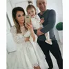 Mädchen Kleider Familie Passende Kleidung Frauen Floral Spitze Kleid Baby Mädchen Mini Mutter Party Mutter Tochter KleiderMädchen