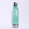 Accueil Boissons Bouteilles d'eau de 750 ml Bouteille en plastique Bouilloire de sport Bouteille de coke PS Bouteilles d'eau de mode ZC1035